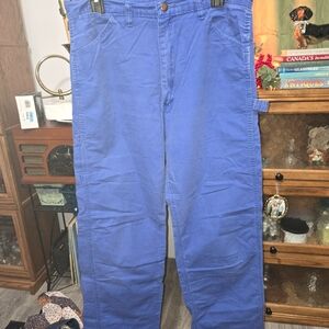 Vintage Women's Dee Cee Blue Straight Carpenter Pants Medium Meas. In Listing